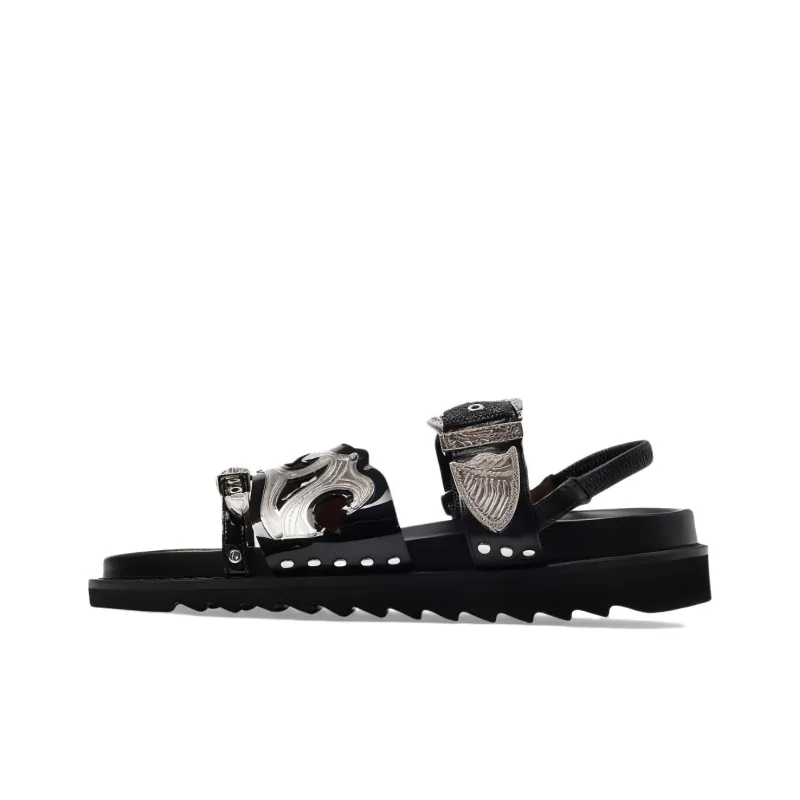 Toga Pulla One Strap Sandals Women's Black-0