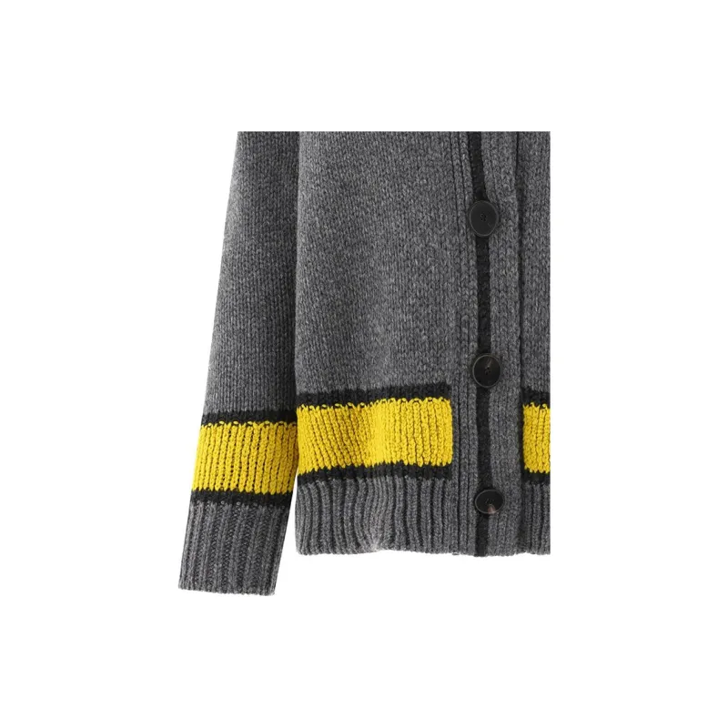 DIOR Quarterly New Products Cashmere Sweaters Women's Gray-6
