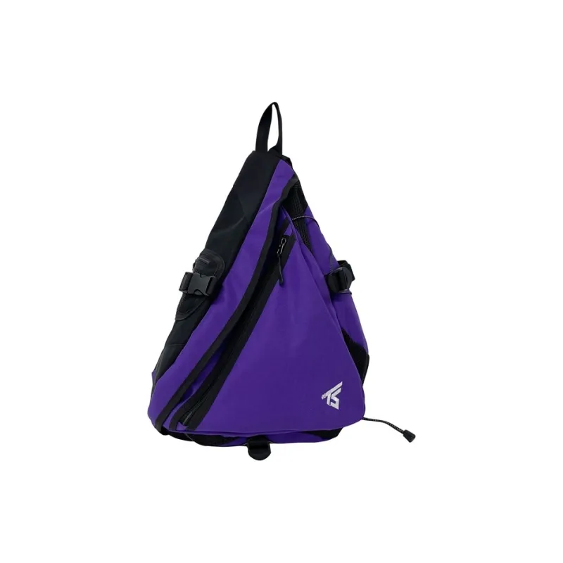 LEXI Nylon Shoulder Bag Crossbody Bag Unisex Purple Black Gray-0