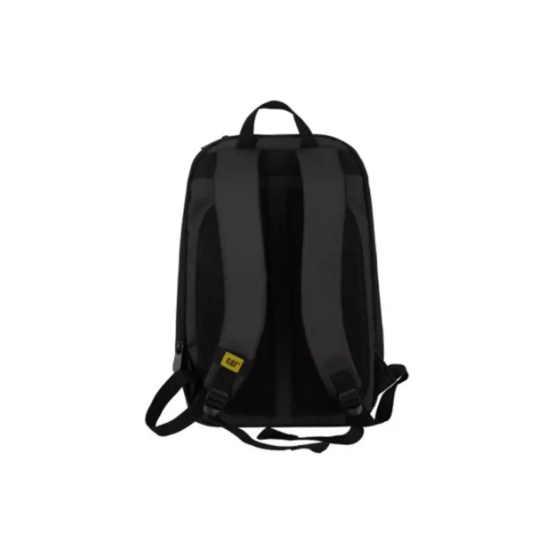 CAT PVC Laptop Bag Backpack Large Size Unisex Black-2