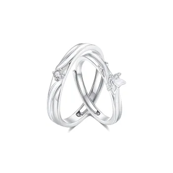 Chongqing Gold Store S925 Silver Rings Unisex