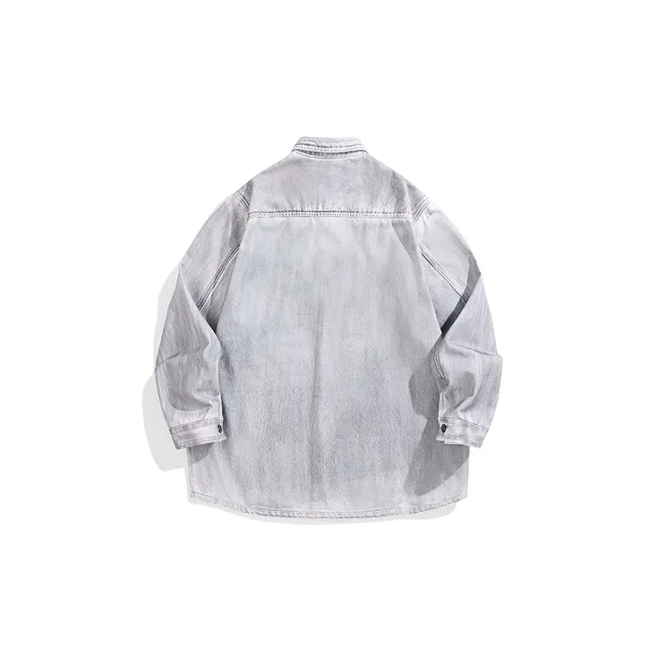 PEACEBIRD MEN x Daria Song Shirt Men's Gray-1