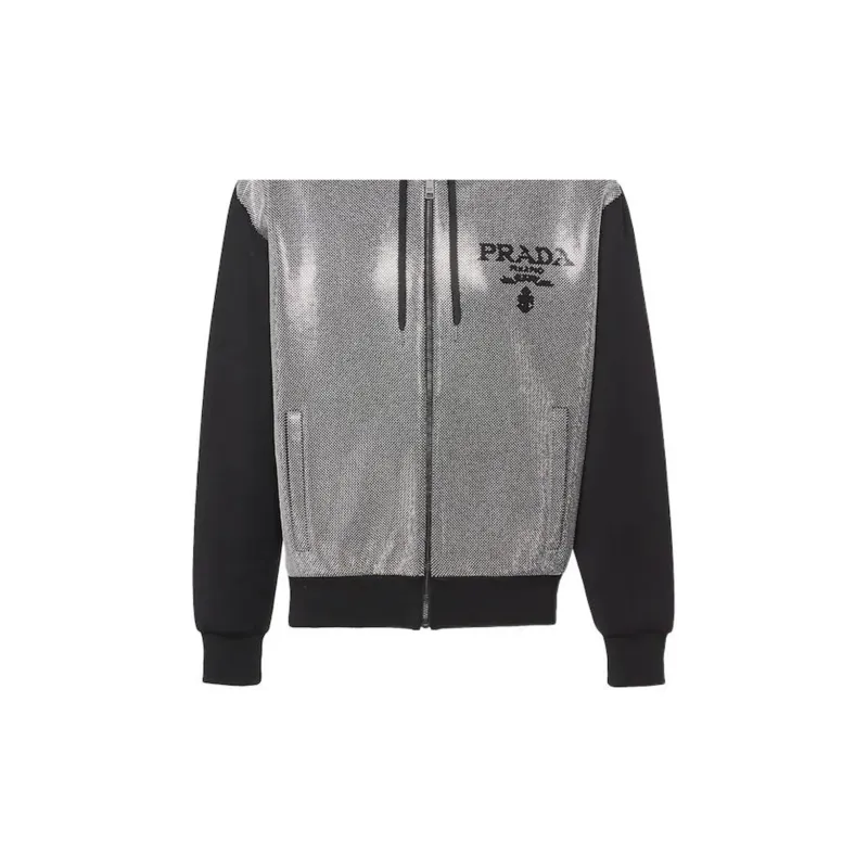 PRADA Sweatshirts Men Gray-6