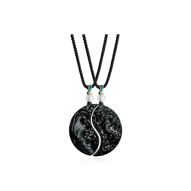 Tang Zhi Serpentine Jade Necklaces Unisex-0