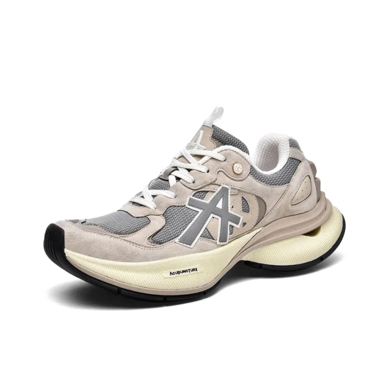 Acupuncture Cushioned Slip-Resistant Low-Top Chunky Sneakers Unisex-1