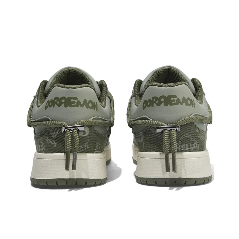 DoraemonA Box Limited Edition Puffy Shoes Low-Top Skateboard Shoes Unisex-138