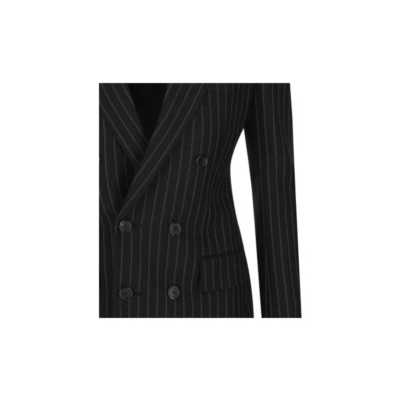 SAINT LAURENT SS22 Business Suit Coat Women's Black-6