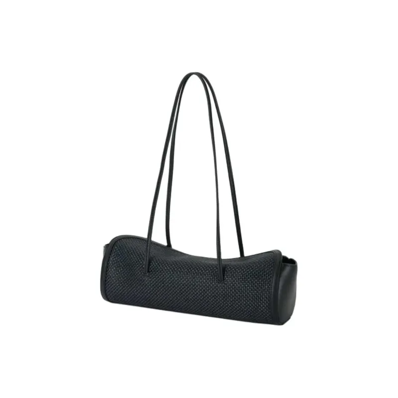 Little Liffner Cow Leather Handbag Shoulder Bag Medium Size Women's Black-1