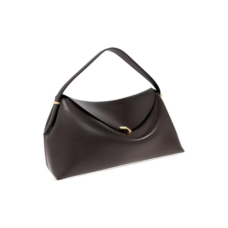 TOTEME Cow Leather One Shoulder Handbag Regular Women's Brown-1