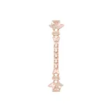 Rhinestone-Embellished Butterfly-Rose Gold