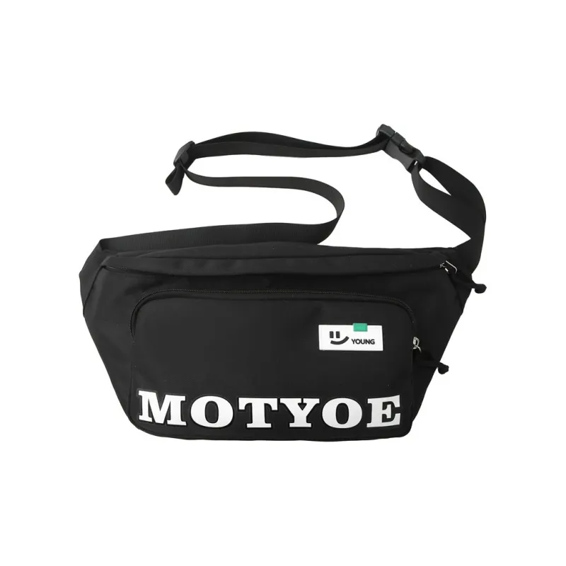 LUVISTRUE Nylon Shoulder Bag Crossbody Bag Fanny Pack Unisex Gray/Black/Orange/Green/Blue-4