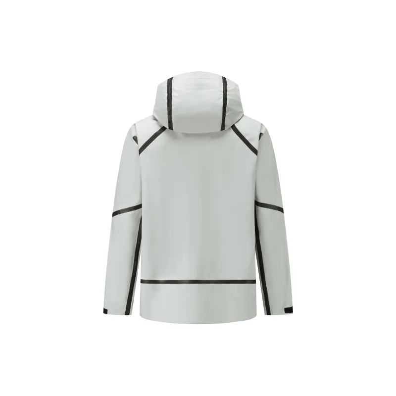 XINQITIAN Mountain Versatile Hiking Water Resistant Windproof Super Light Windbreaker Jacket Unisex Cool Moon Gray-1