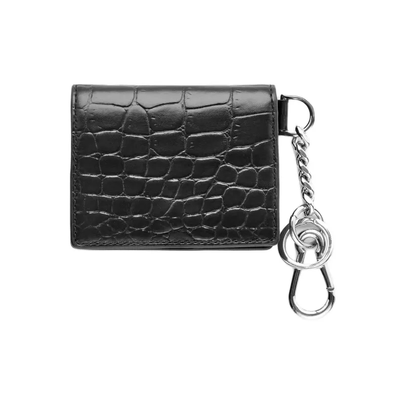 COS Cow Leather Wallet Regular Men's Black-1
