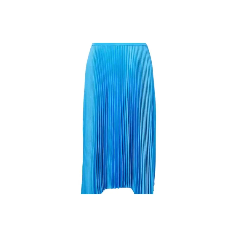 JOSEPH Ade Asymmetric Plissé Skirt-3