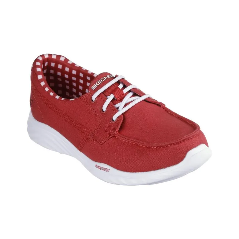 Skechers ON THE GO Anti-Slip Wear-Resistant Low-Top Casual Shoes Women's Red-2