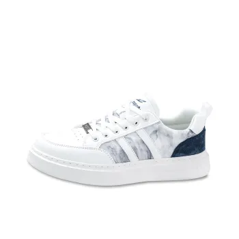 RED DRAGONFLY Skateboard Shoes Lightweight And Breathable Low Top Casual Shoes Men's White Blue Beige Yellow