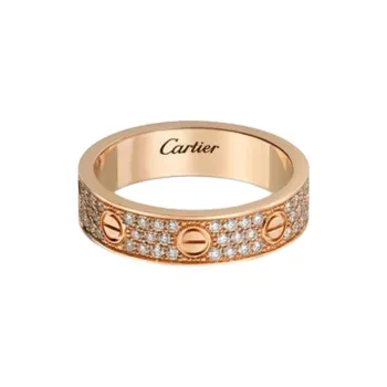Cartier 18kt Yellow Gold Love Diamond Ring