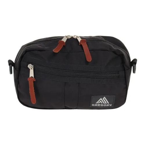 GREGORY Nylon Crossbody Bag, Shoulder Bag Unisex Black