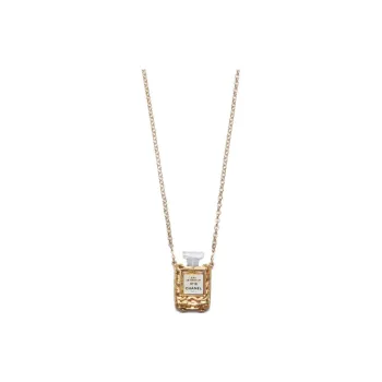 CHANEL 1990s Perfume Bottle Necklace