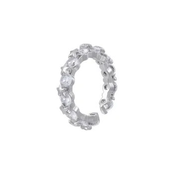 MISS XIA JWY Copper Silver Plated Rings Unisex