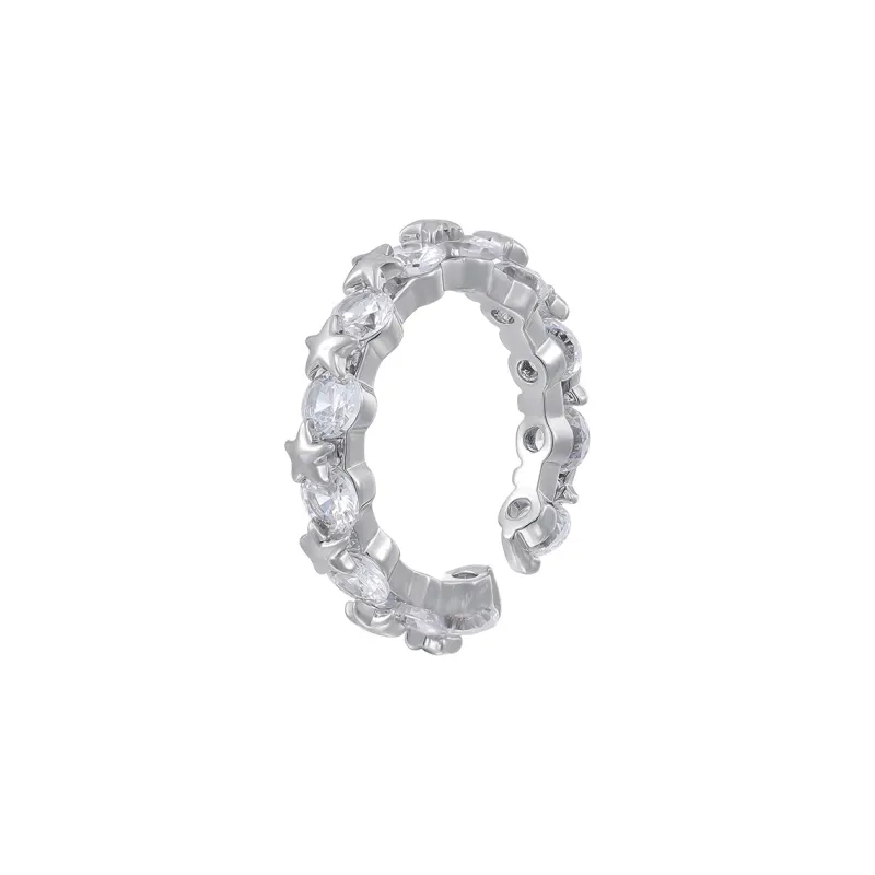 MISS XIA JWY Copper Silver Plated Rings Unisex-0