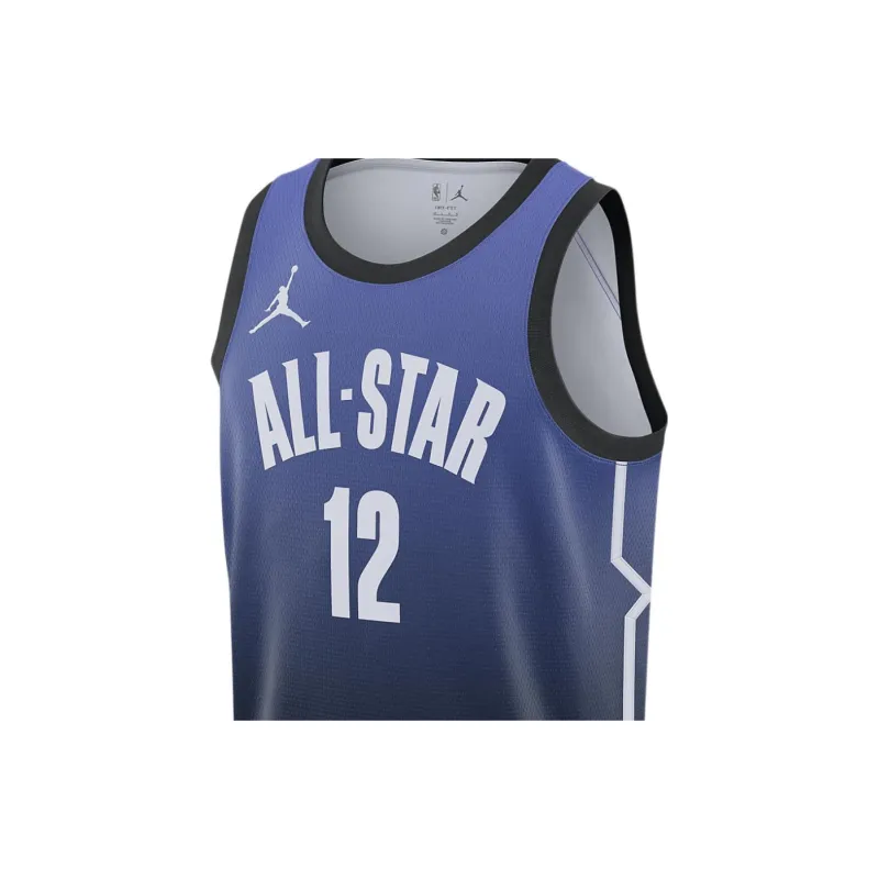 Jordan Basketball Jerseys Men's Blue-2