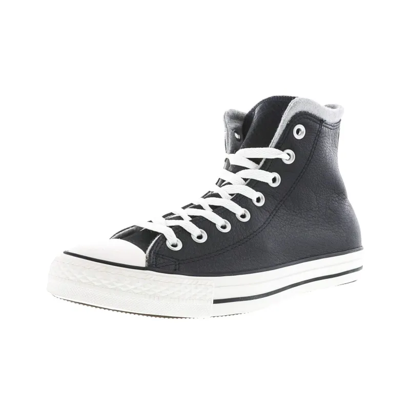 Converse Chuck Taylor All Star Anti Slip Wear Resistant High Top Canvas Shoes Men's Black-0