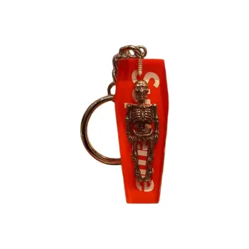Supreme Resin Keychains Unisex Red