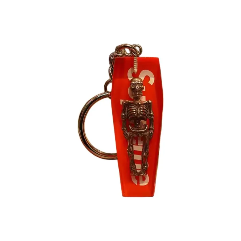 Supreme Resin Keychains Unisex Red-0