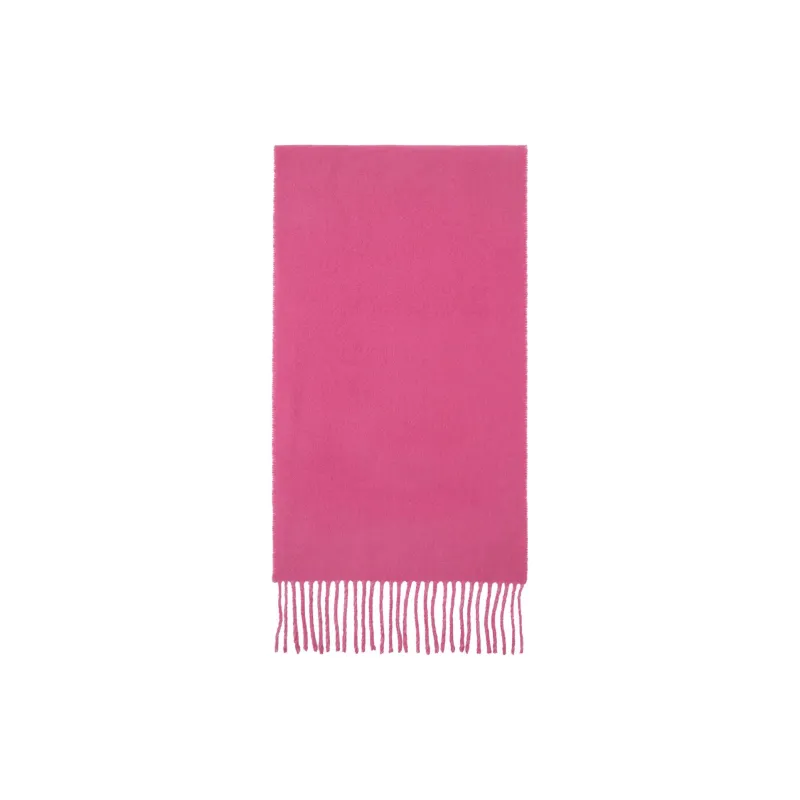 Jacquemus Virgin Wool Knit Scarves Unisex Pink-1