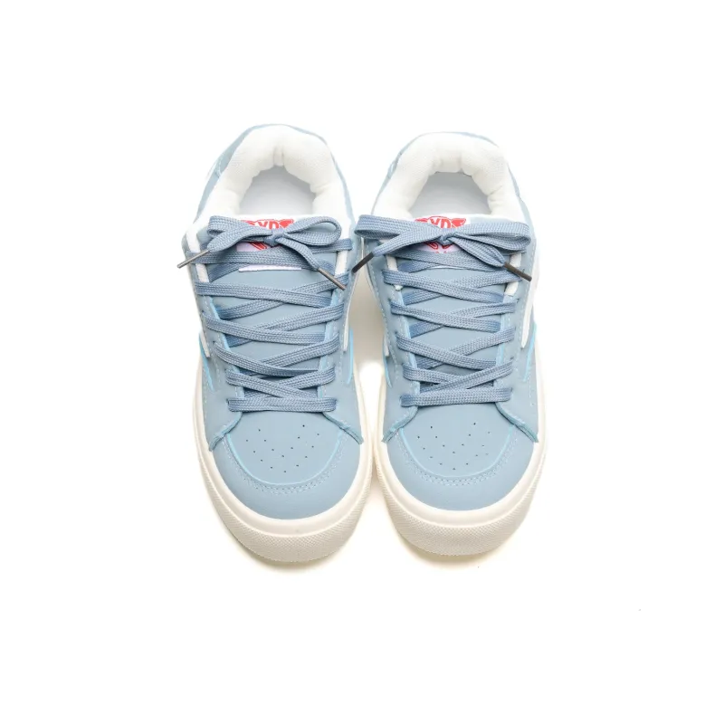OAOQ Cushioning Height Increasing Abrasion Resistant Lightweight Mat Low Top Casual Shoes Unisex-104
