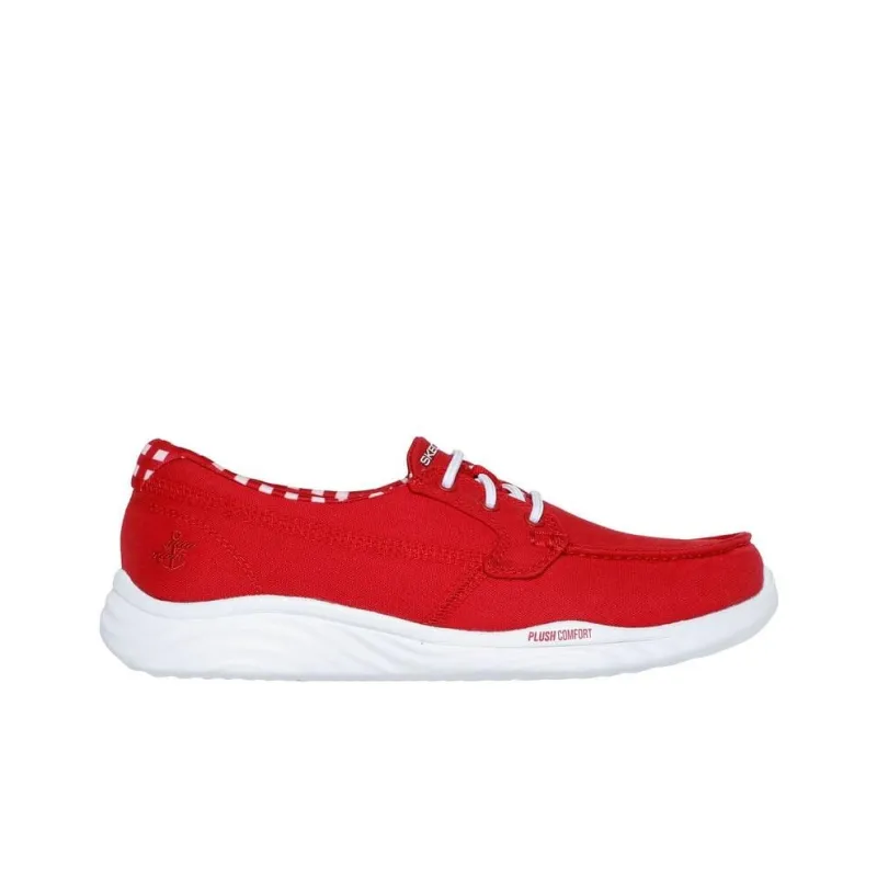Skechers ON THE GO Anti-Slip Wear-Resistant Low-Top Casual Shoes Women's Red-1