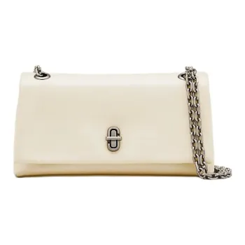 MARC JACOBS Leather Shoulder Bag Women's Cloud White