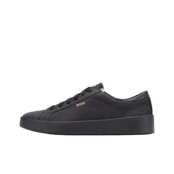 HUGO BOSS Belwar Tenn Low Top Skateboard Shoes Men's Black