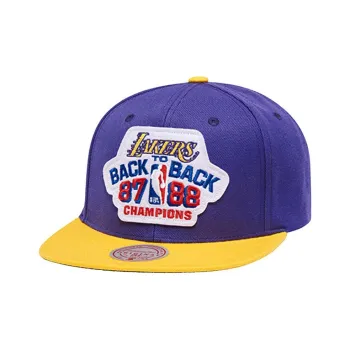 Mitchell & Ness Acrylic Baseball Caps Unisex Purple