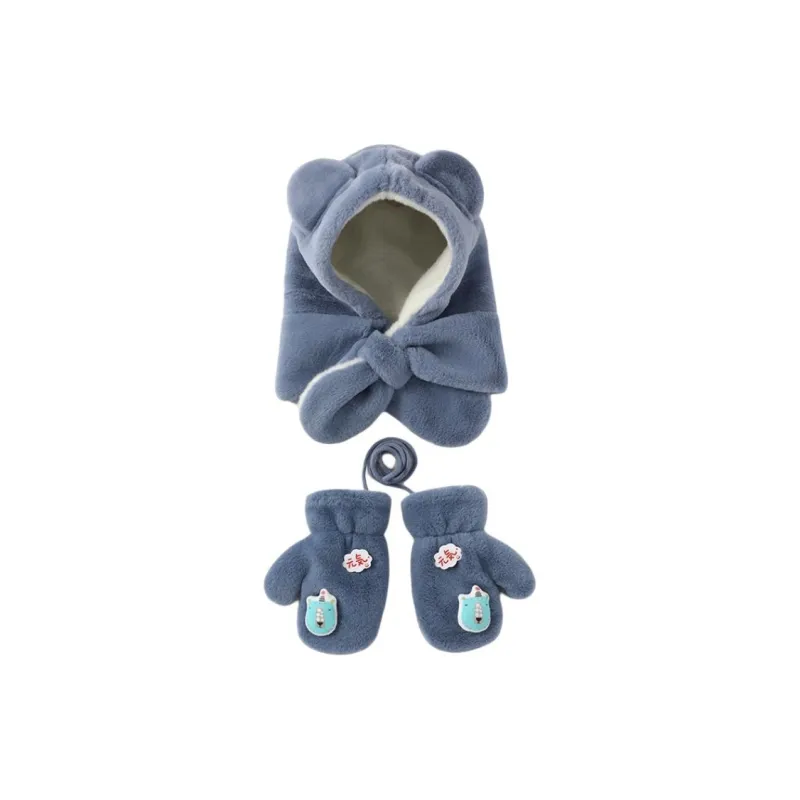 Lanza Polyester Hoods & Plush Hats Kids' Ecru-5