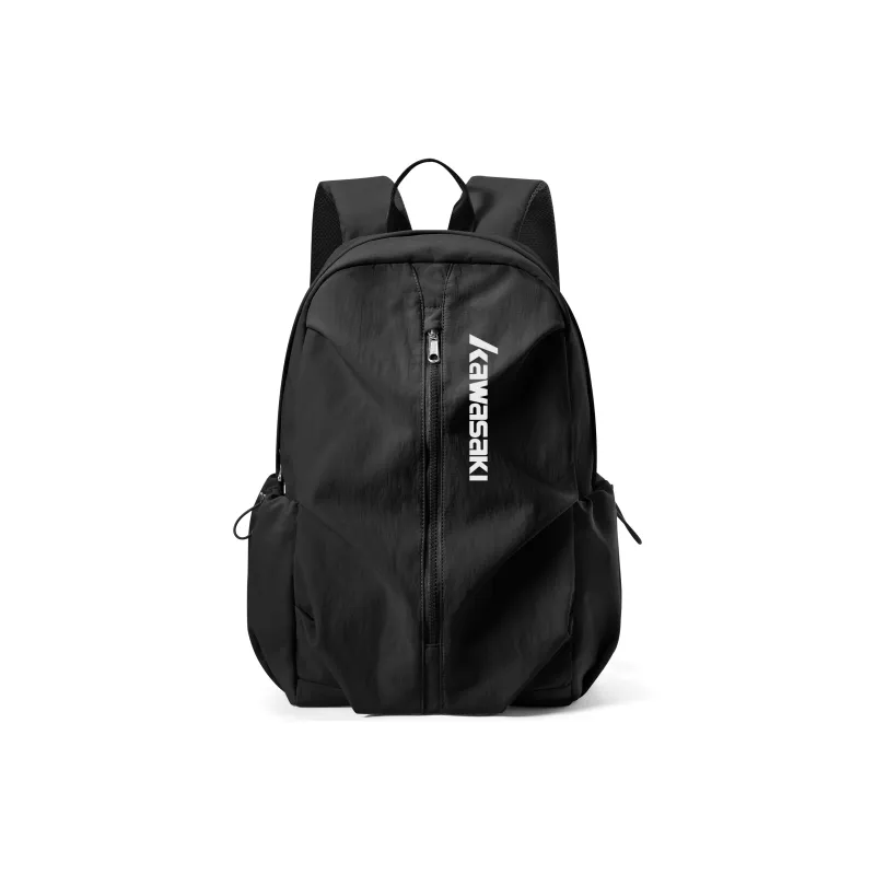 Kawasaki Fabric Backpack Laptop Backpack Unisex Black/Ecru/Khaki/Gray Green/Lotus Root Powders-1