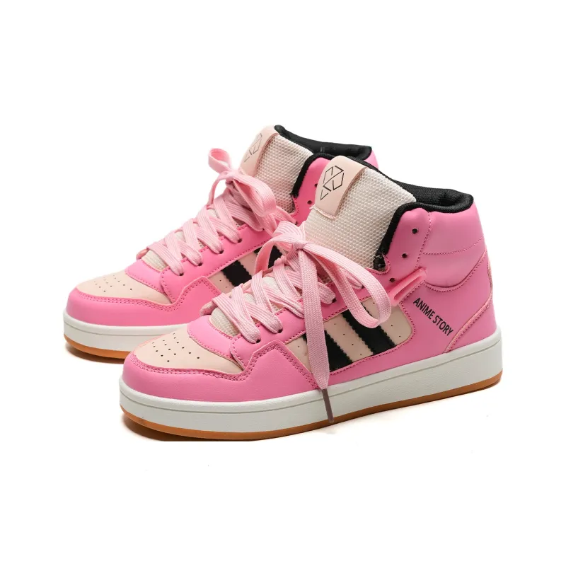 ABCIO Coverage Slip Resistant Water Resistant High Top Skateboard Shoes Unisex-16