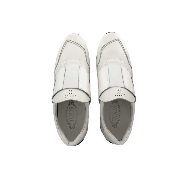 TOD'S Gommino Loafers Men White-3