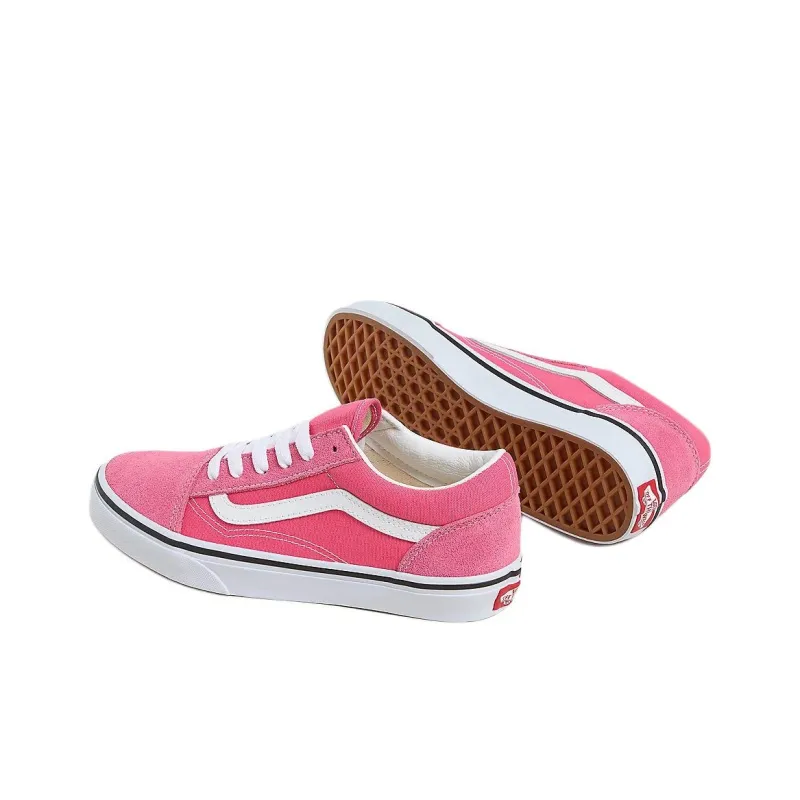 Vans Old Skool Anti-Slip Wear-Resistant Low-Top Kids' Skateboarding Shoes Pink Teenagers-3