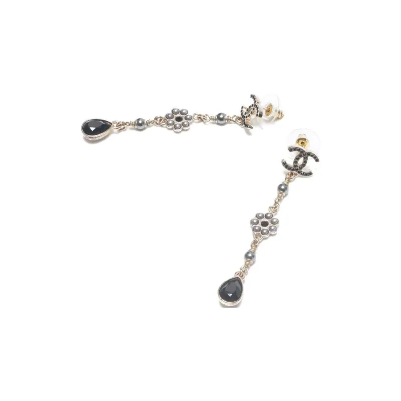 CHANEL 2021 Cc Faux-pearl Earrings-2