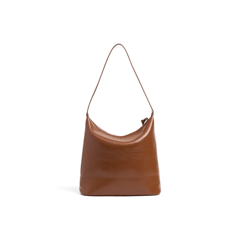 JACD PU Shoulder Bag Women's Chocolate Brown/Shell Brown-7