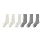 6 Pack (3 White+3 Light Gray)