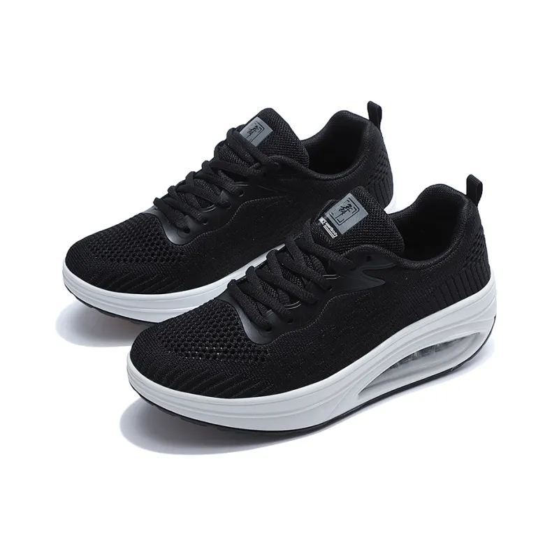 ORD Anti Slip Wear Resistant Breathable Impact Resistant Lightweight Height Increasing Low Top Casual Shoes Women's-7