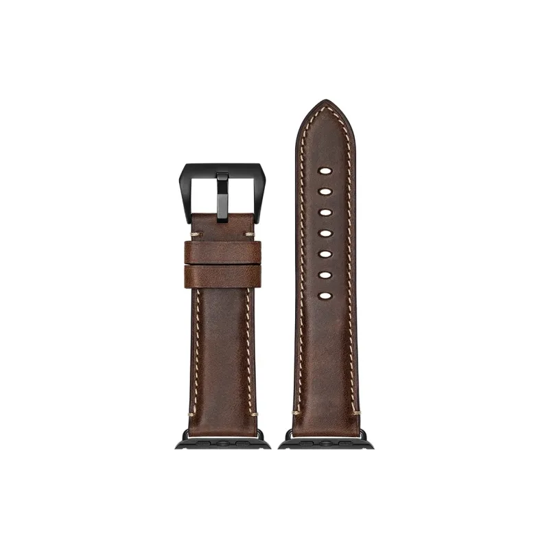IStrap Apple Compatibility Watch Band 120+80mm Cowhide Leather Material-4