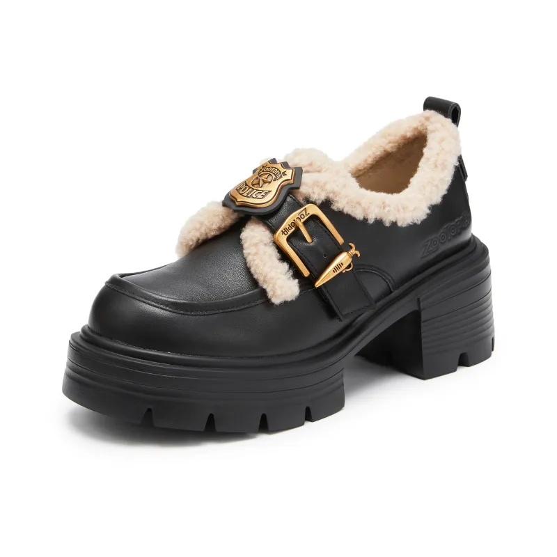 FENGKUANGDONGWUCHENG x Teenmix Zootopia Comic Leg Mary Jane Loafers 7cm Women's-18