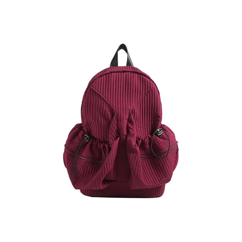 NIGEER Fabric Backpack Regular Unisex Blue/Red/White-7