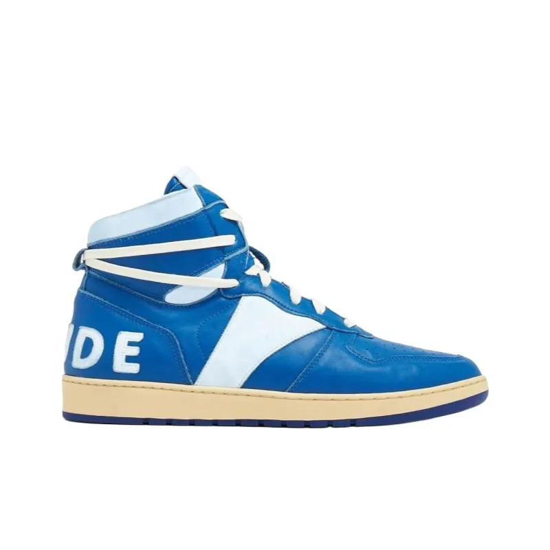 RHUDE Rhecess Leather High top Sneakers-1