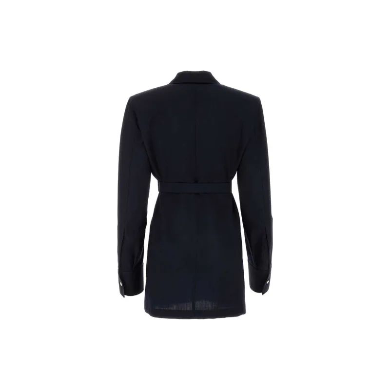 PRADA Pinstripe Single Breasted Shirt Jacket-1