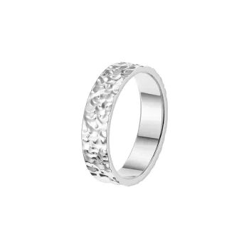 MAGICPOLE Titanium Steel Rings Unisex Silver